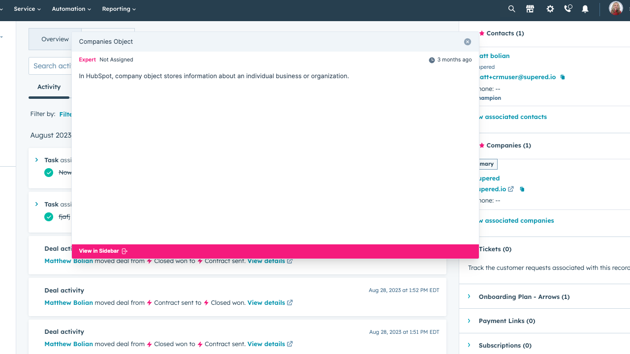 Embed cards directly in HubSpot and other SaaS apps (Salesloft, etc.)